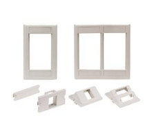 HUBBELL PREMISE WIRING  IMB1OW               Audio/Video Module, Blank, 1 Unit, Office White