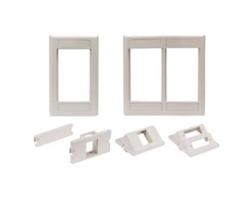 HUBBELL PREMISE WIRING  IMB1W               Audio/Video Module, Blank, 1 Unit, White