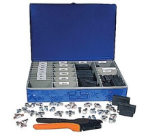 THOMAS & BETTS  MDPWK12               Connector Kit Case Containing a Selection of Size 1 and 2 Male and Female Motor Disconnects Plus Insulators, 12 AWG - 2 AWG