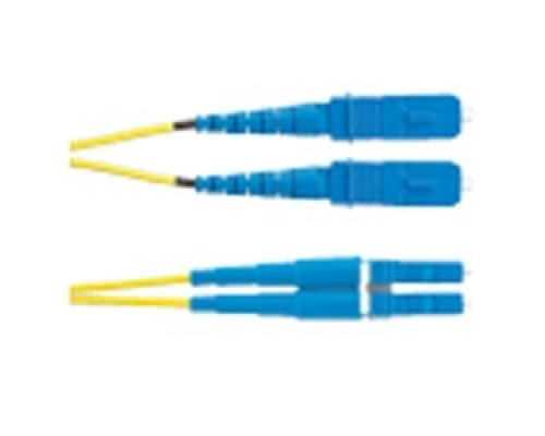 PANDUIT  F92ERLNSNSNM007               Opti-Core Fiber Patchcord, OS1/2 2-Fiber, 1.6mm Jacket, Riser, SC-LC Duplex, Yellow, 7M