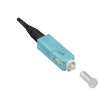 LEVITON  499SC-AQ9               FASTSPLICE SC OM3/4 AQA 12PK PC POLISH CONNECTOR 900UM   FASTSPLICE