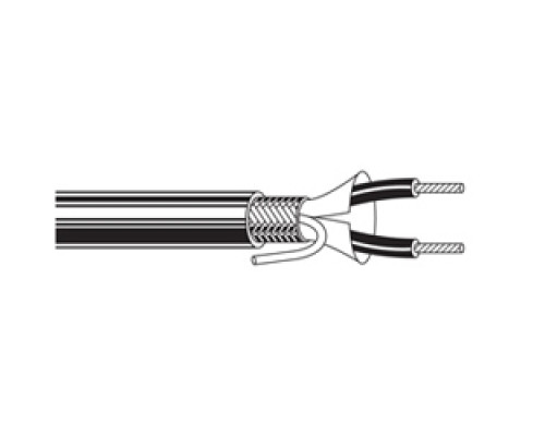 BELDEN BAV  8441 010U1000               Multi-Conductor - Audio, Control and Instrumentation Cable 2 22 AWG PVC SH PVC Black