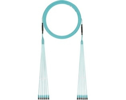 PANDUIT  FXTYPL2L2SAF260               OM3 12-fiber indoor small diameter trunk cable, plenum, LC duplex to LC duplex, std. IL., pulling eye one end - 260ft.