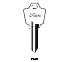 KABA ILCO CORP  1096NL NP A17  AA49843002              Cylinder Lock Key Blank, Brass, Nickel Plated, 17 Price Group, For Elgin