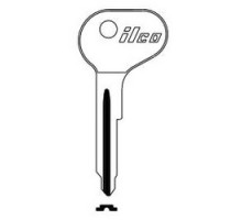 KABA ILCO CORP  BMW1 NP A05  B80NR              Vehicle Key Blank, Brass, Nickel Plated, 5 Price Group, For BMW