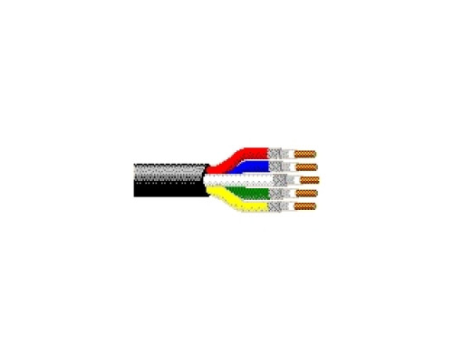 BELDEN BAV  7791A B591000               Coax - Bundled Miniature 10 23 AWG PE/GIFHDPE SH PVC PVC Black, Matte