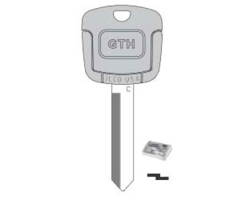 KABA ILCO CORP  EK3-H73 NP A62 KIT  AX00003580              Vehicle Key Kit, C, Electronic Key, Cloning Tool, Brass, Nickel Plated, 62 Price Group, For Ford