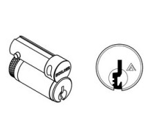 SCHLAGE ALLEGION BRAND  23-030-C124 626        Door Lock Cylinder, Conventional, FSIC, C124 Keyway, Satin Chrome