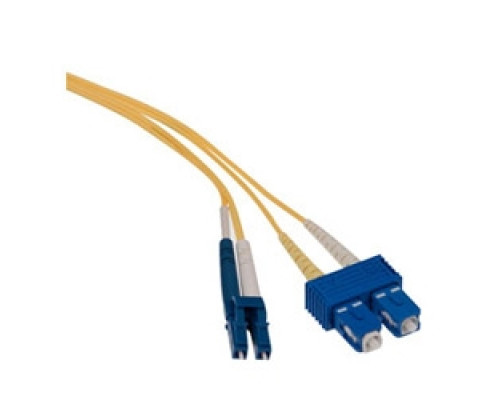 LEVITON UPDCL-S03        Fiber Optic Cable Assembly Single-mode - UPC Polish Duplex SC/LC - 3m 9.8’