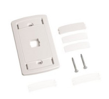 COMMSCOPE ENTERPRISE SOLUTIONS  108333014  M10LE-262              LE Type Flush Mounted Faceplate, One Port, White