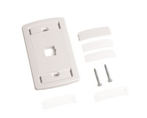 COMMSCOPE ENTERPRISE SOLUTIONS  108333014  M10LE-262              LE Type Flush Mounted Faceplate, One Port, White