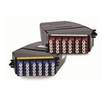 BELDEN FC3L12LDMF        FX Ultra Angled Cassette Left, OM3, 12 Ports, MPO-12 Female , LC Duplex, Type-A, Aqua Adapters