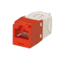 PANDUIT  CJ688TGRD-24               Mini-Com UTP RJ45 Cat 6 TG Jack Module Red