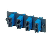 PANDUIT FAP4WBUDSC        FAP W/4 SC Duplex Mm Adapters BU Phos