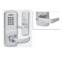 SCHLAGE ALLEGION BRAND  AD200-MS70LLL-RHO-605-L-RH 4B 09663 10072 134        Electronic Door Lock, Mortise Chassis, Right Hand, Rhodes Lever, Bright Brass, Without Reader, 6-Pin Cylinder, For Class/Storeroom