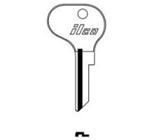 KABA ILCO CORP  NE10 NP A13               Vehicle Key Blank, Brass, Nickel Plated, 13 Price Group, For Borgward, L.K.W, Mack, Magirus-Deutz