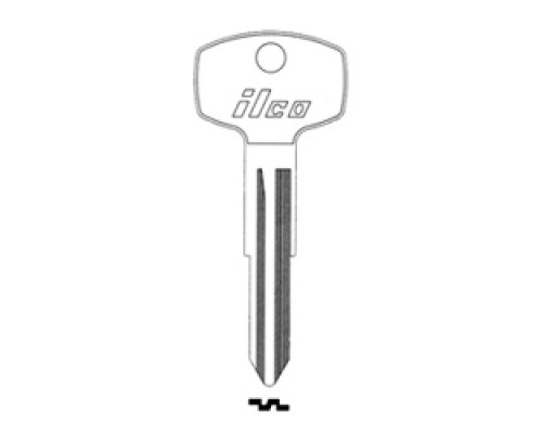 KABA ILCO CORP  62DU NP A03  AF48872012              Vehicle Key Blank, Brass, Nickel Plated, 3 Price Group, For Nissan