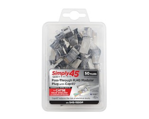 SIMPLY45 LLC S45-1550P        PROSERIES PASS THROUGH  SHIELDED - CAT5E STP   INTERNAL GROUND