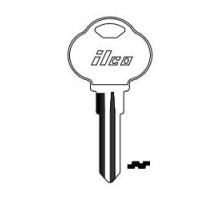 KABA ILCO CORP  1591N NP A04  AL00000072              Vehicle Key Blank, Brass, Nickel Plated, 4 Price Group, For The Club