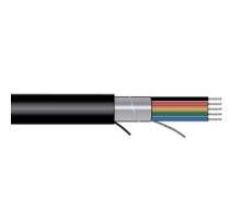 ALPHA WIRE  25440/15 BK199               Xtra-Guard 2 Abrasion Resistant PUR Cable, 16 AWG, 15 Conductor, Foil, 600 Volts, Slate
