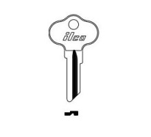 KABA ILCO CORP  CH7 NP A15  AA00004572              Vehicle Key Blank, Brass, Nickel Plated, 15 Price Group, For Chrysler Outboards, Polaris