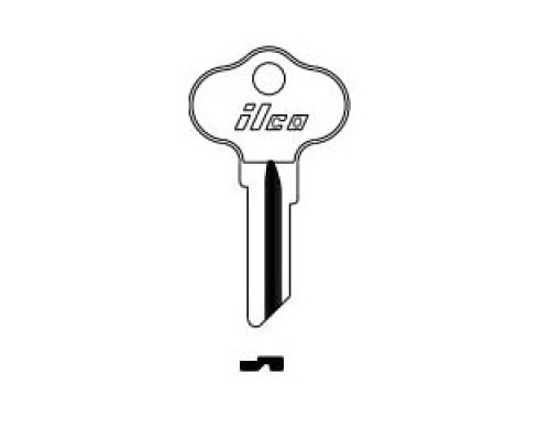 KABA ILCO CORP  CH7 NP A15  AA00004572              Vehicle Key Blank, Brass, Nickel Plated, 15 Price Group, For Chrysler Outboards, Polaris