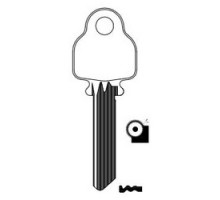 KABA ILCO CORP  A1517 NS A31  IAR01288003              Cylinder Lock Key Blank, Look-Alike, 6-Pin, Natural Nickel Silver, 6 Price Group, For Medeco