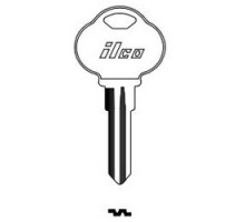KABA ILCO CORP  1573A NP A04  AL01548002              Vehicle Key Blank, Brass, Nickel Plated, 4 Price Group, For The Club