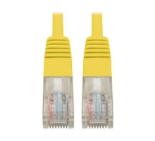 TRIPP LITE N002-002-YW        Cat5e 350 MHz Molded UTP Patch Cable RJ45 M/M , Yellow, 2 ft.