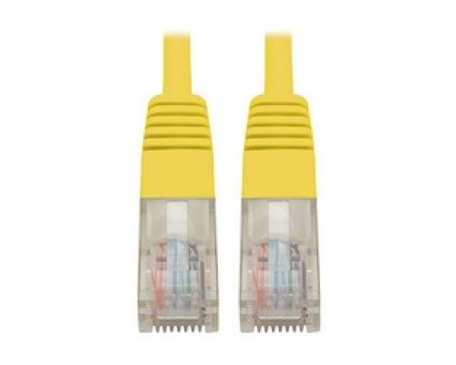 TRIPP LITE N002-002-YW        Cat5e 350 MHz Molded UTP Patch Cable RJ45 M/M , Yellow, 2 ft.