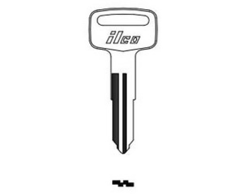 KABA ILCO CORP  YH50 NP A12               Vehicle Key Blank, Brass, Nickel Plated, 12 Price Group, For Yamaha, Bombardier, Can-Am, Polaris, Suzuki Motorcycle