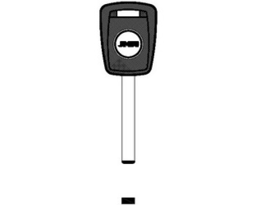 JMA USA  TP00OP-11.P2 NS 17               Car Key Blank, Chipless, Transponder, Brass, Nickel Plated, For Chevrolet