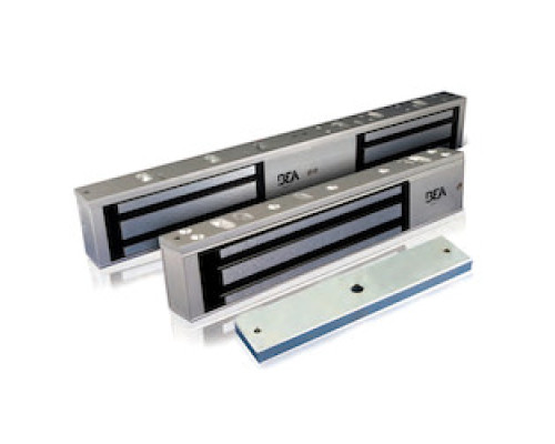 BEA INC  10MAGLOCK5UL               Maglock, Double, Surface Mount, 1 Ampere at 12 Volt DC, 0.6 Ampere at 24 Volt DC, 1200 Lb Holding Force, 20.94