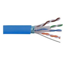 LIBERTY AV  24-4P-P-L6SH-BLU-250               Category 6 F/UTP EN Series 23 AWG 4 Pair Shielded Cable Reel, Blue, 250 ft