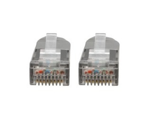 TRIPP LITE N200-015-GY        Premium Cat5/5e/6 Gigabit Molded Patch Cable, 24 AWG, 550 MHz/1 Gbps RJ45 M/M , Gray, 15 ft.