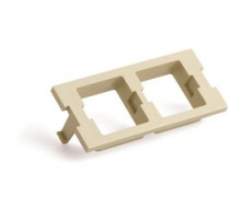 COMMSCOPE SYSTIMAX SOLUTIONS  760008656  M30FP-2RJ45-246              FP Type Double Port Adapter Housing, Ivory