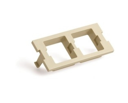 COMMSCOPE SYSTIMAX SOLUTIONS  760008656  M30FP-2RJ45-246              FP Type Double Port Adapter Housing, Ivory