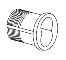 ASSA ABLOY ACCENTRA  2221 626               Lock Cylinder Housing Assembly, 6-Pin, Satin Chrome Plated, For Mortise Cylinder