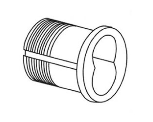 ASSA ABLOY ACCENTRA  2221 626               Lock Cylinder Housing Assembly, 6-Pin, Satin Chrome Plated, For Mortise Cylinder