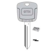 KABA ILCO CORP  EK3-H84 NP A62  AX00003590              Vehicle Key, D, Electronic, Cloning Tool, Brass, Nickel Plated, 62 Price Group, For Ford, Mazda