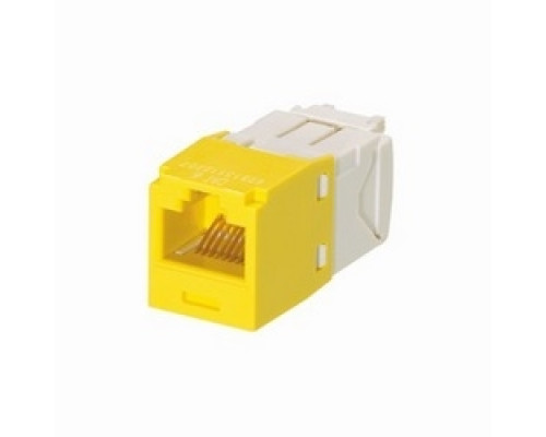 PANDUIT  CJ688TGYL               Mini-Com UTP RJ45 Cat 6 TG Jack Module Yellow