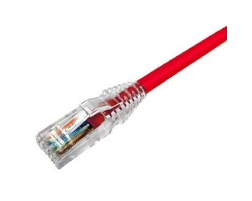 COMMSCOPE UNIPRISE SOLUTIONS  UC1BBB2-07F001  UC1BBB2-07F001              Uniprise Category 6 U/UTP Patch Cord, RJ45 to RJ45, 4-pair, Non-Plenum, red jacket, 1 feet