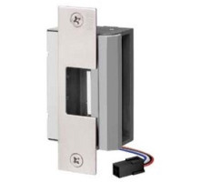 SECURITY DOOR CONTROLS  55-AU               Electric Strike, 12/24 Volt DC, 600/300 Milliampere, Stainless Steel, With Faceplate, Strike Body