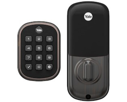 YALE RESIDENTIAL  YRD136-ZW2-0BP               YRD136-ZW2-0BP        PUSHBUTTON Z-WAVE DBOLT    OIL RUBBED BRZ,PERM