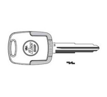 KABA ILCO CORP  EB3-M-MIT14 NP A61  IAX00003540              Vehicle Key Blade, M, Brass, Nickel Plated, 61 Price Group, For Mitsubishi