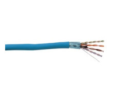 LIBERTY AV 24-4P-P-L6ASH-BLU        Liberty Category 6 Augmented Cable Features: 23 AWG Solid Bare Copper Conductors FEP, Fluorinated Ethylene Propylene teflon tm  Varying Lay Twisted Pairs Cabled On A Common Axis 100% Foil Shield