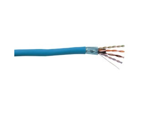 LIBERTY AV 24-4P-P-L6ASH-BLU        Liberty Category 6 Augmented Cable Features: 23 AWG Solid Bare Copper Conductors FEP, Fluorinated Ethylene Propylene teflon tm  Varying Lay Twisted Pairs Cabled On A Common Axis 100% Foil Shield