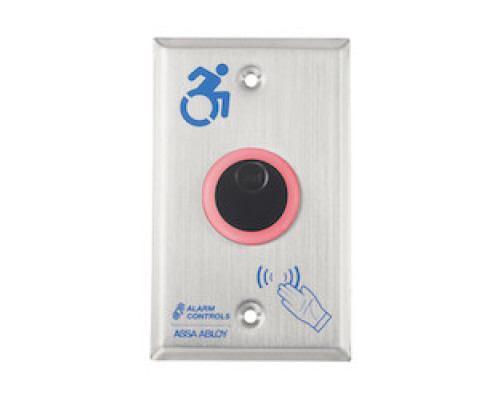 ALARM CONTROLS  NTB-1A-DURO               The Alarm Controls NTB Series is a battery powered No Touch Request to Exit Station that uses infrared sensors to reliably allow safe egress or to activate a device, with a simple hand presentation.