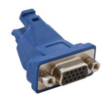 HUBBELL PREMISE WIRING  15A6P1               AV Connector, Plug-n-Play VGA Connections, 15-pin to 8-pin, Angled 45 deg., 1-pack