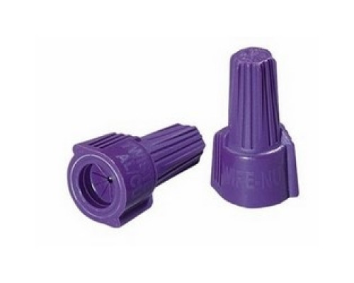 IDEAL INDUSTRIES  30-265               Twister Al/Cu Wire Connector, Model 65, Purple, Box of 100